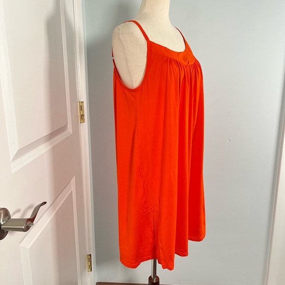 HANRO Orange night dress gown size M - Picture 3 of 6